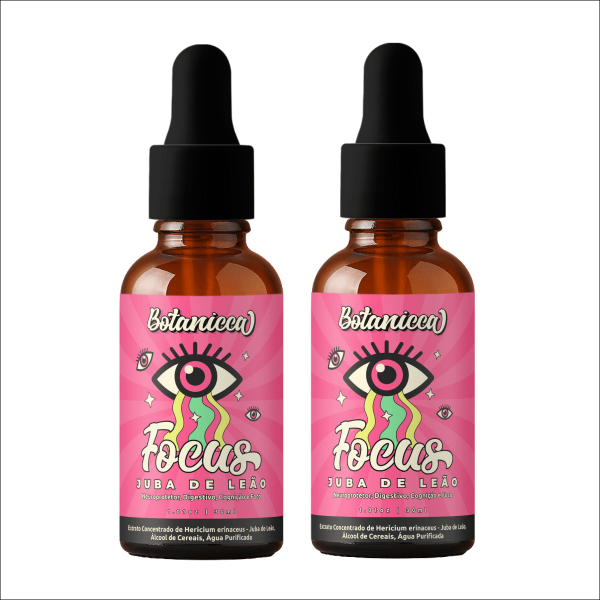 Kit Juba de Leão Focus – Clareza mental em dobro com Hericium erinaceus