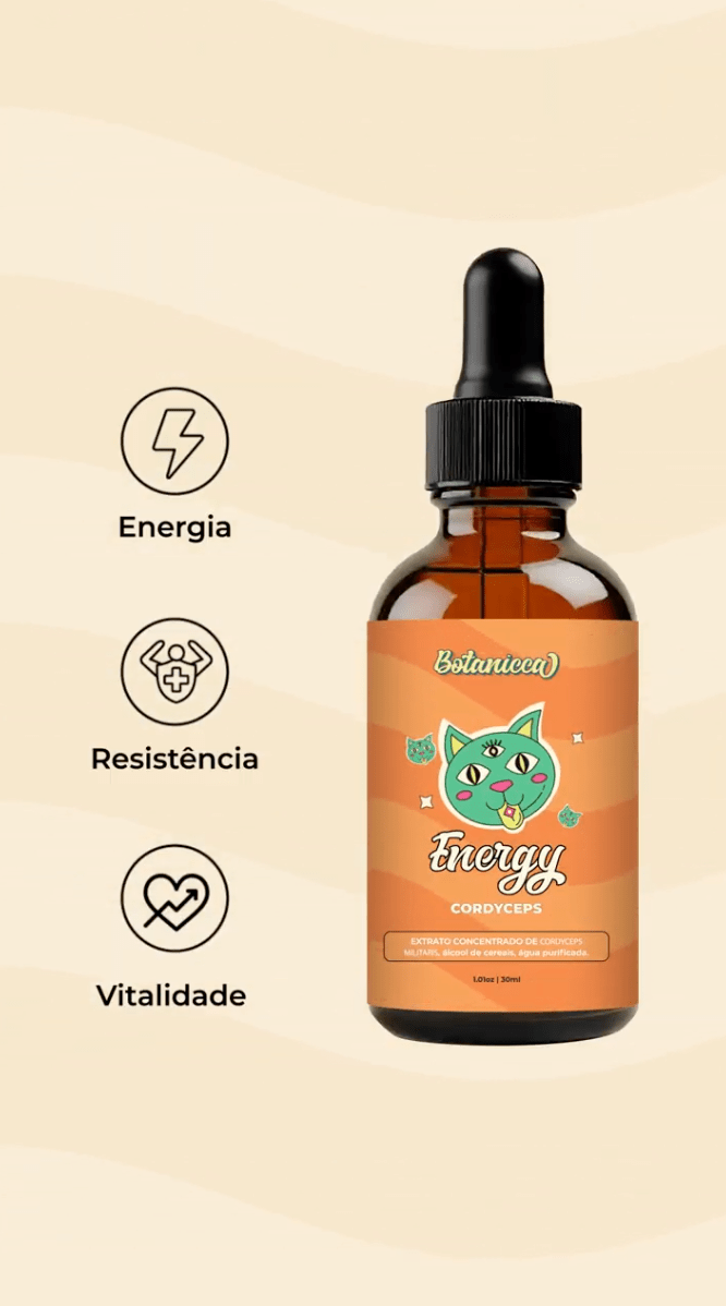 Energia: Extrato de Cogumelo Cordyceps - 30ml