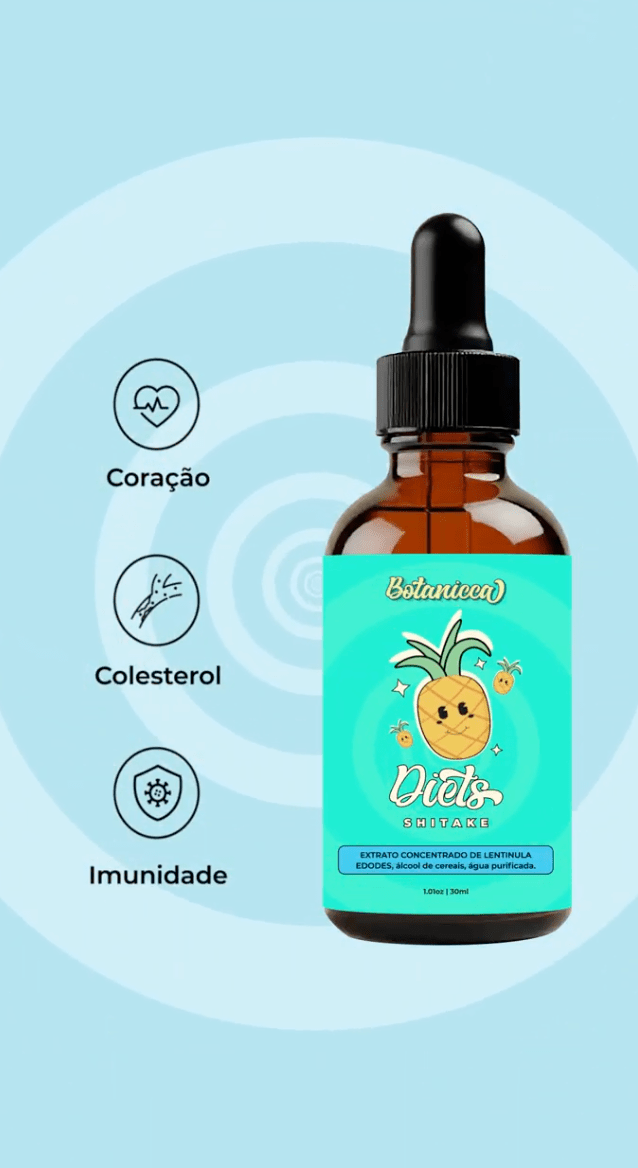 Dieta: Extrato de Cogumelo Shitake - 30ml