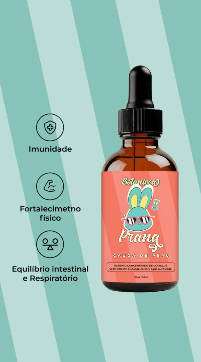 Extrato de Cogumelo Cauda de Peru - 30ml