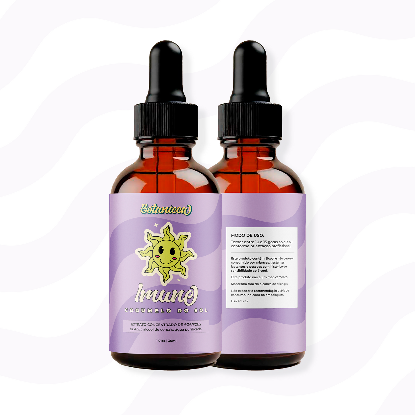 Extrato de Cogumelo do Sol - 30ml