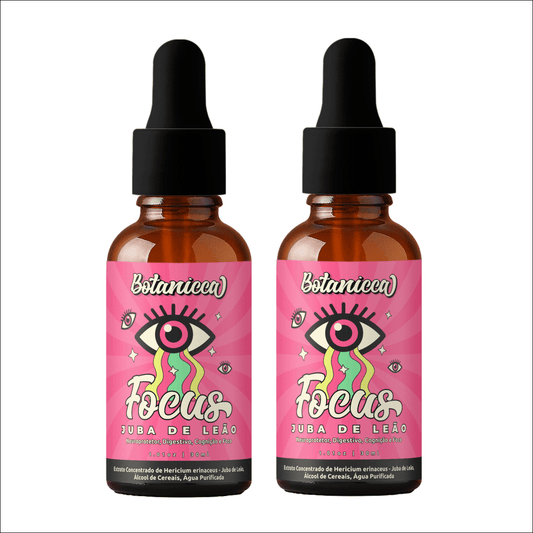 Kit Juba de Leão Focus – Clareza mental em dobro com Hericium erinaceus