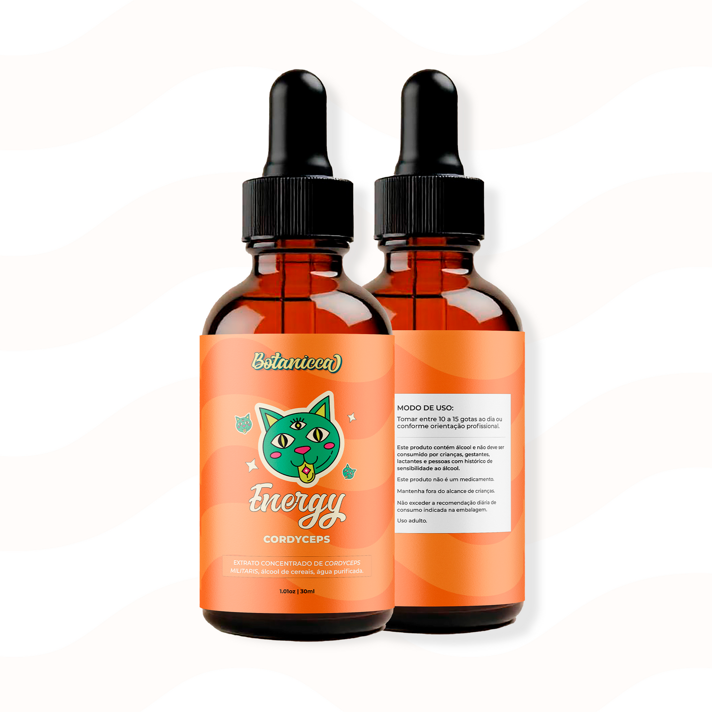 Kit Promocional: 2 Extratos Juba de Leão e 2 Extratos Cordyceps