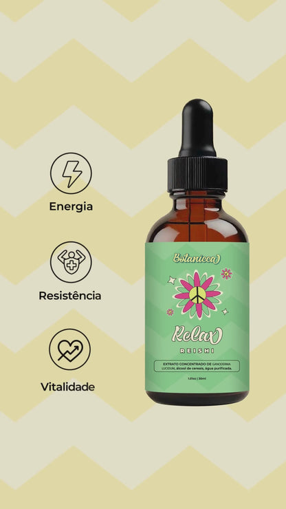 Relaxe: Extrato de Cogumelos Reishi - 30ml